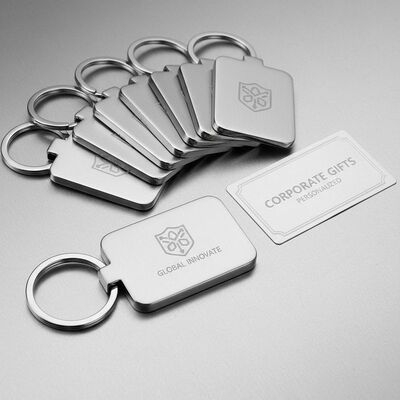 Zinc Alloy Metal Keychain Holder Customized Logo Ideal for Corporate Gifts and Personalized Keychain Holder Requirements