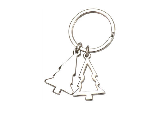 小さい車レーザーはKeychainの木の記念品のギフトのキーホルダー銀製亜鉛合金を刻んだ