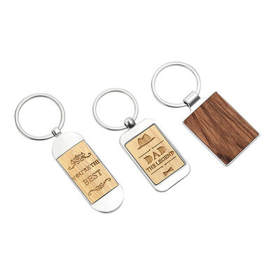 タケ ブナの森の木の刻まれたKeychainの昇華亜鉛合金のブランクのキーホルダー
