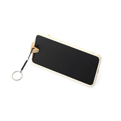 電話立場が付いているEcoの友好的なタケ木のサーフボードKeychain