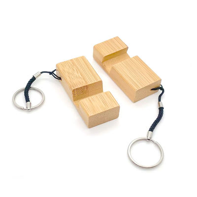 ハンドメイドの木の電話立場のKeychainの多機能紫外線印刷