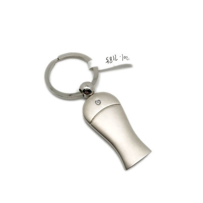 OEM/ODMが利用できるシルバーのカスタマイズ可能な卸売キーチェイン