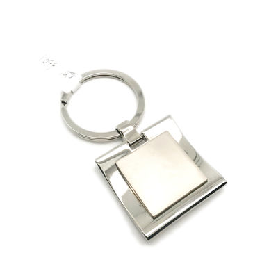 MOQ 500 亜鉛合金材料の金属キーチェーンホルダー