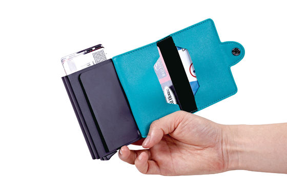 RFID マグネット 閉ざし クレジットカード 持有人 財布 プロモーション 記念品 プレゼント 用の長方形