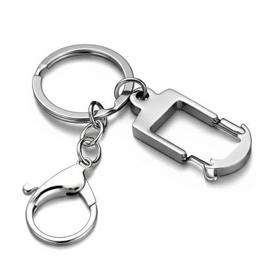 OEM/ODM As Photo Zinc Alloy Metal Keychain Holder for Customized Manufacturing