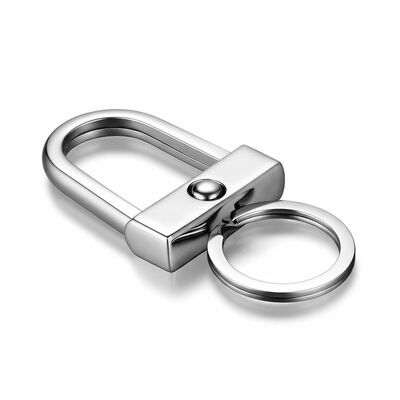 耐久性のある金属製キーホルダー 亜鉛合金キーホルダー 強力で安全、便利なキー保持機能を提供