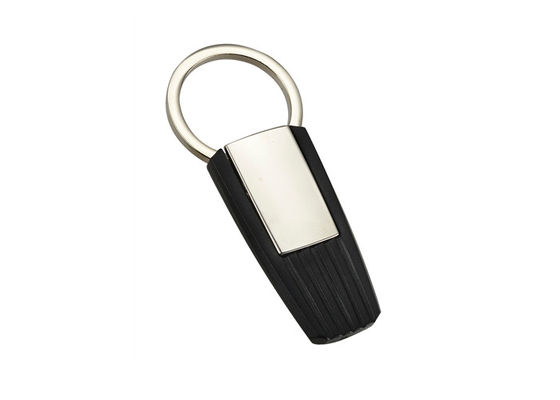 ABSプラスチック引きの離れて主ホールダーの台形の金属のロゴのKeychainの銀製の電気めっき