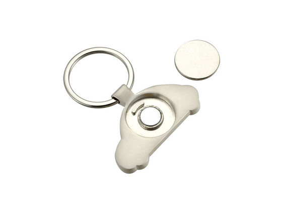 車の硬貨のかわいい金属Keychain