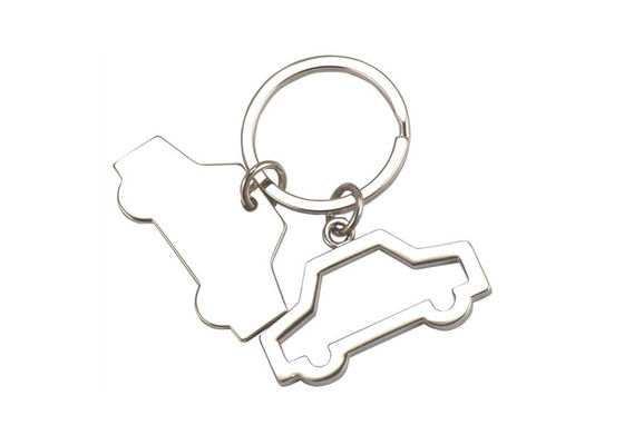 紫外線印刷の金属のKeychainのホールダー車3mmの厚さの広告のギフト