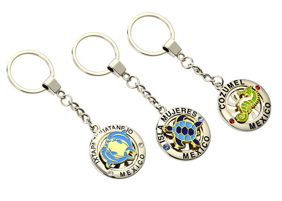 Pantoneのかわいい金属のKeychainのローカル記念品のキーホルダーの広告のギフト