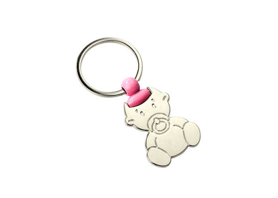 赤ん坊パターン2mmかわいい金属のKeychainのショッピング トロリー トークン キーホルダー