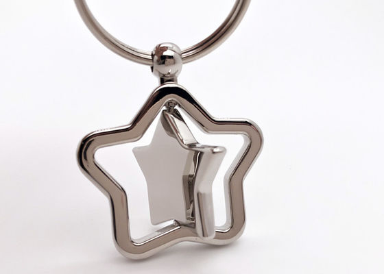 記念品のギフトのかわいい金属のKeychainの鉄の星Keychainは回転鉄かさ張る