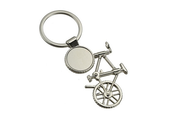自転車の金属レーザーはキーホルダーのロゴのバイクのキー ホルダーの記念品のギフトを刻んだ