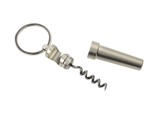 多機能のKeychainの金属の栓抜きのキーのホールダーの銀17mm