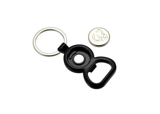 Keychainの円の記念品のあたりのトロリー硬貨の金属の栓抜き