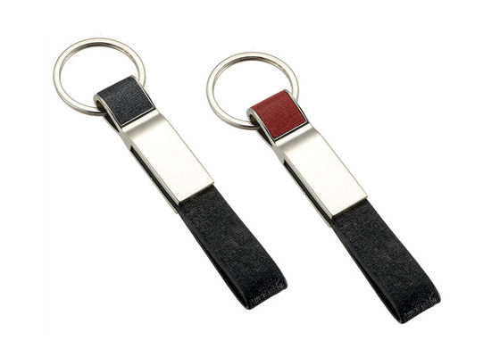 PUの革リスト・ストラップのKeychain亜鉛合金の金属の主ホールダーによってカスタマイズされるキーホルダー