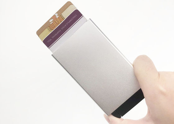 お買い得 クレジット カードの札入れのホールダーの長方形によってカスタマイズされるロゴの上のアルミニウム破裂音 オンライン