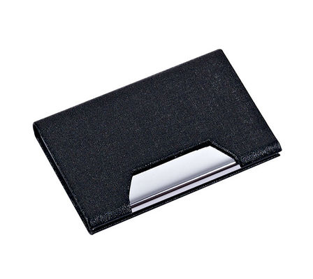 お買い得 金属PU名刺保持器 スナップ閉塞 男性 / 女性のための50名刺にフィットします オンライン