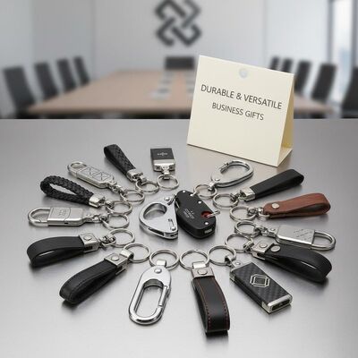 お買い得 ビジネスプロモーションや顧客感謝に最適な、多用途なキーホルダーホルダーを含む丈夫なキーホルダー オンライン