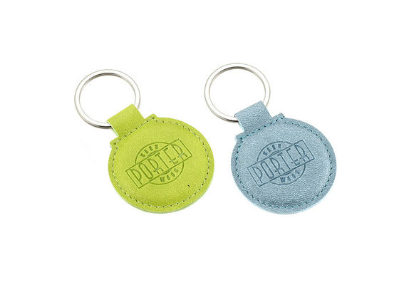 お買い得 DebossingのロゴPUは6.5mmの厚さのあたりのキー ホルダーのホールダーに革を張る オンライン