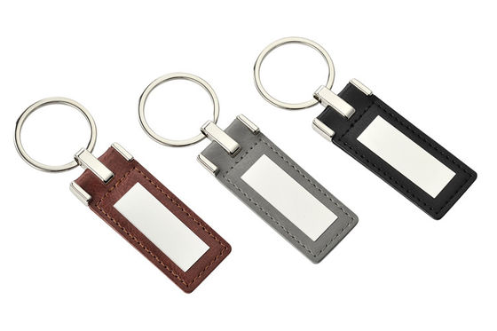 お買い得 昇進の注文の革キーホルダーDebossingはロゴ亜鉛合金材料を個人化した オンライン