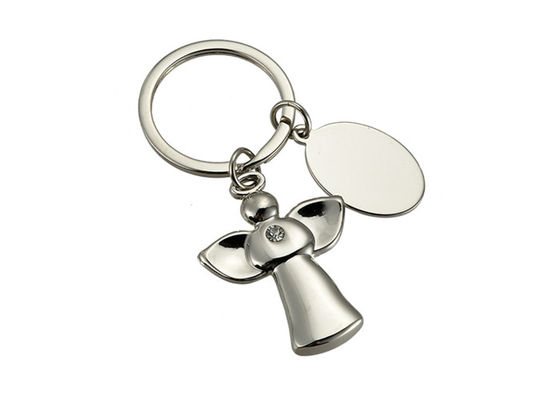 お買い得 天使の金属レーザーはキーホルダーのロゴのかわいいキー ホルダーの記念品のギフトを刻んだ オンライン